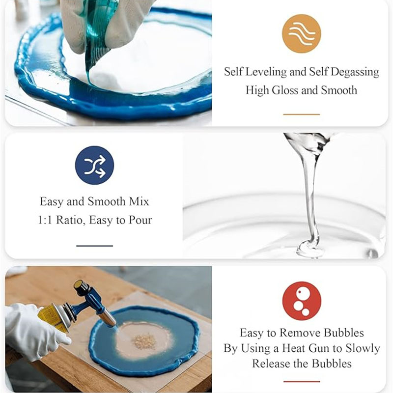 Crystal Clear Epoxy Resin Kit  - مراجعة Resin Art Table Top وسعره