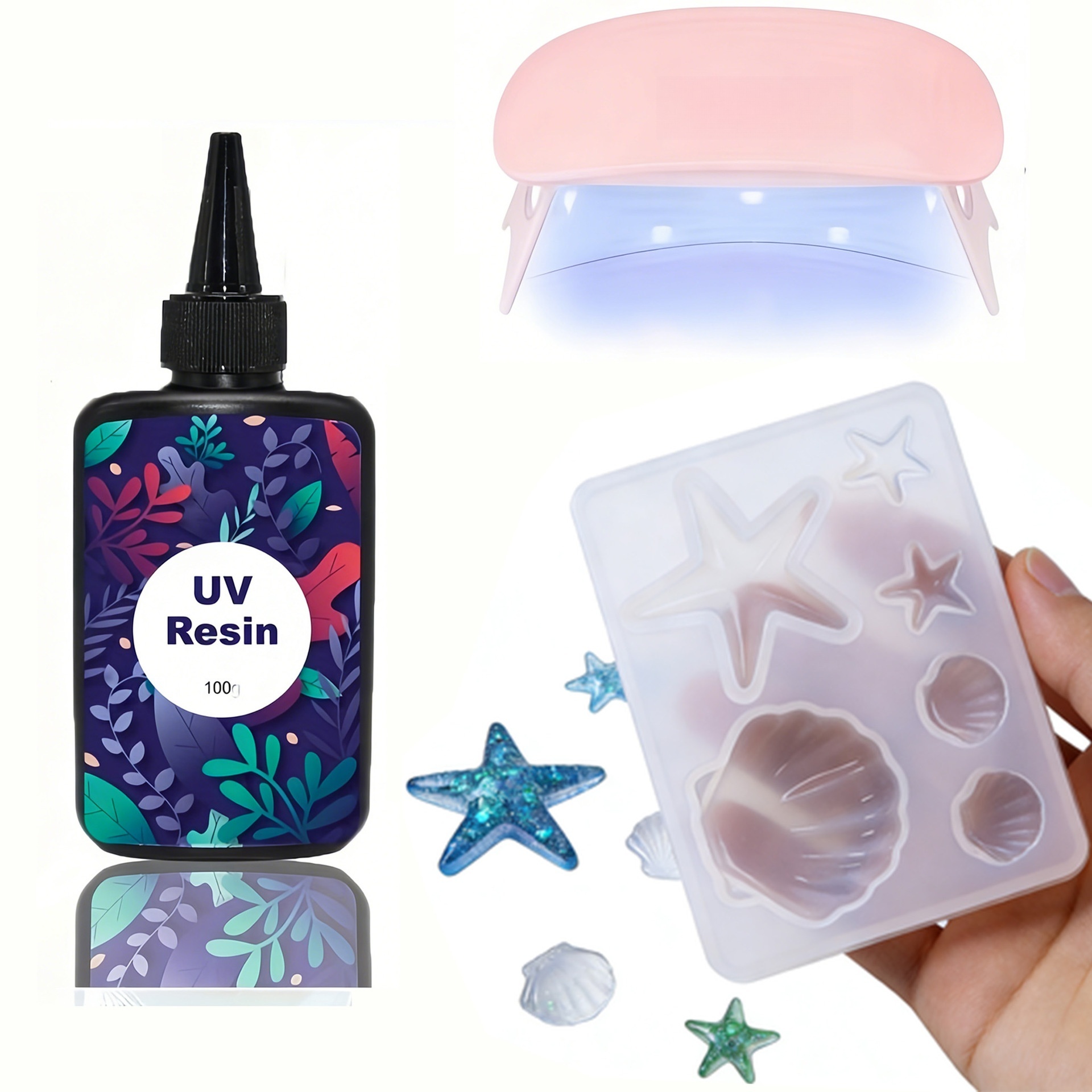 DIY Ocean Theme Crystal Epoxy  - مراجعة Resin Art Acrylic وسعره