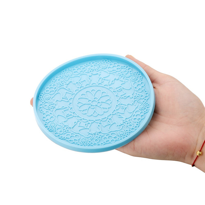 Mandala Coaster Silicone Mold  - مراجعة Coaster Mold Square وسعره