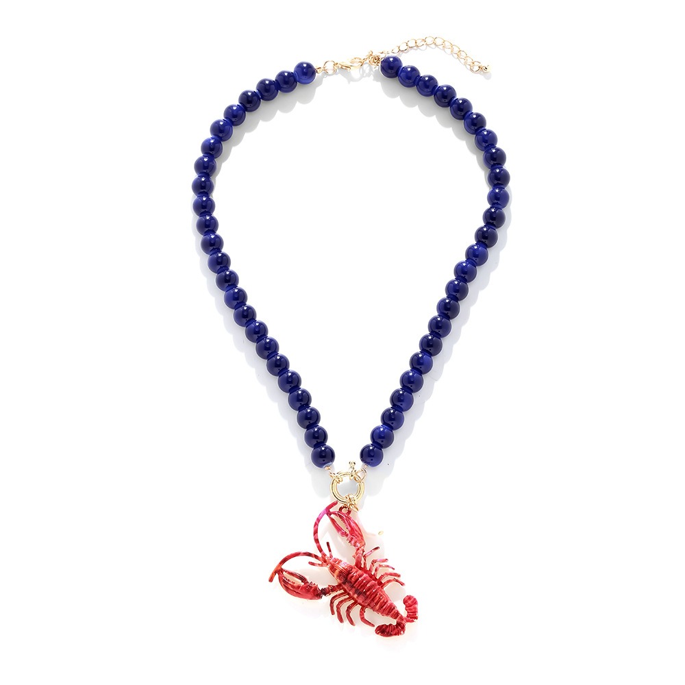 New Bohemian Lobster Bead Neck - مراجعة Resin Art Beach Theme وسعره