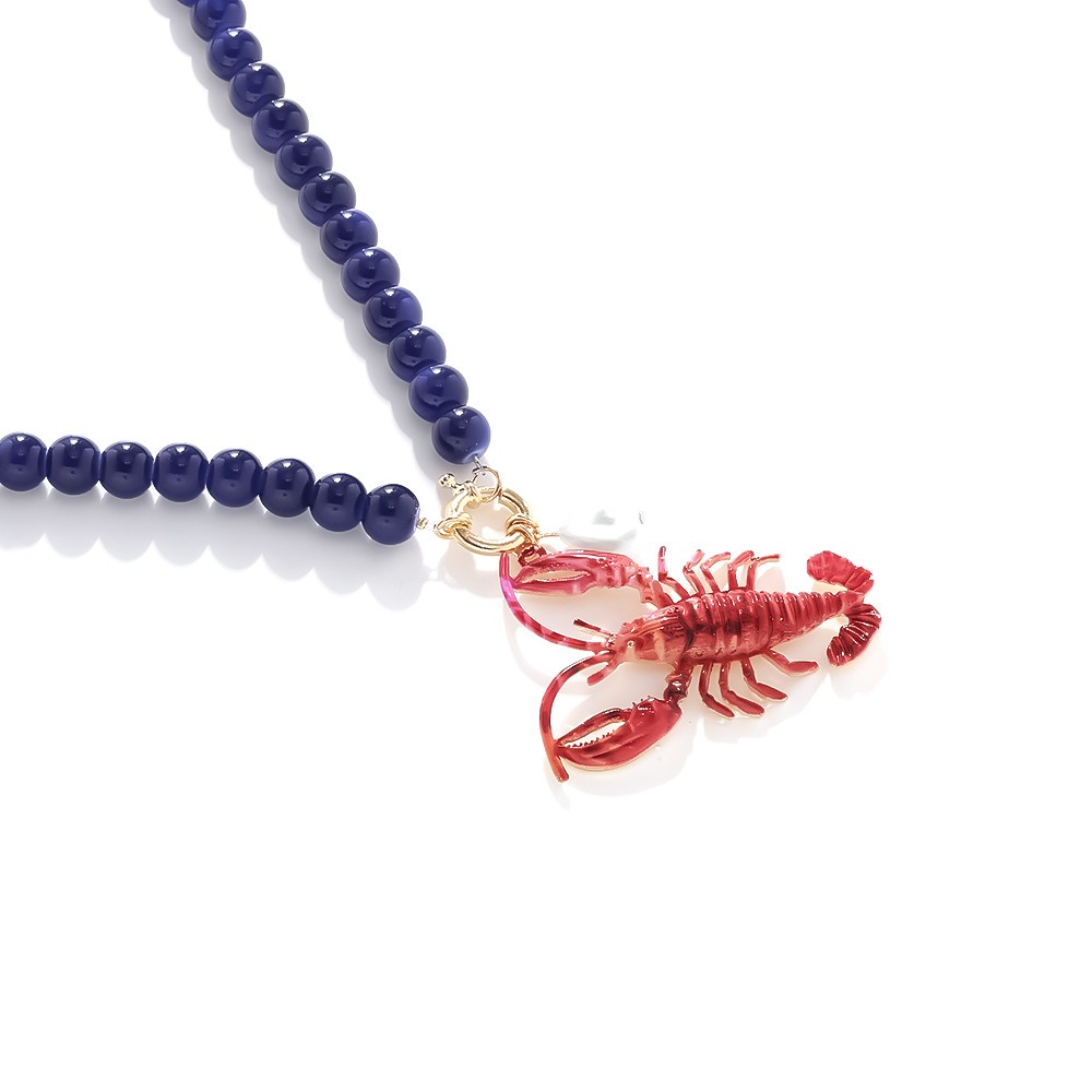 New Bohemian Lobster Bead Neck - مراجعة Resin Art Beach Theme وسعره