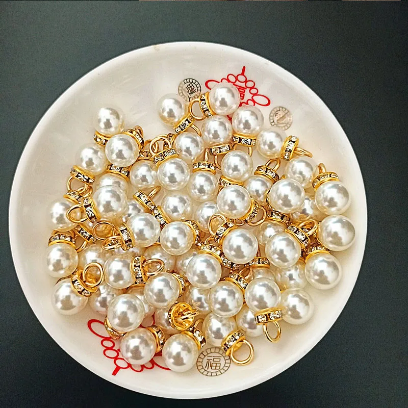 30Pcs Round Pearl Diamond Pend - مراجعة Resin Art Gift For Anniversary وسعره