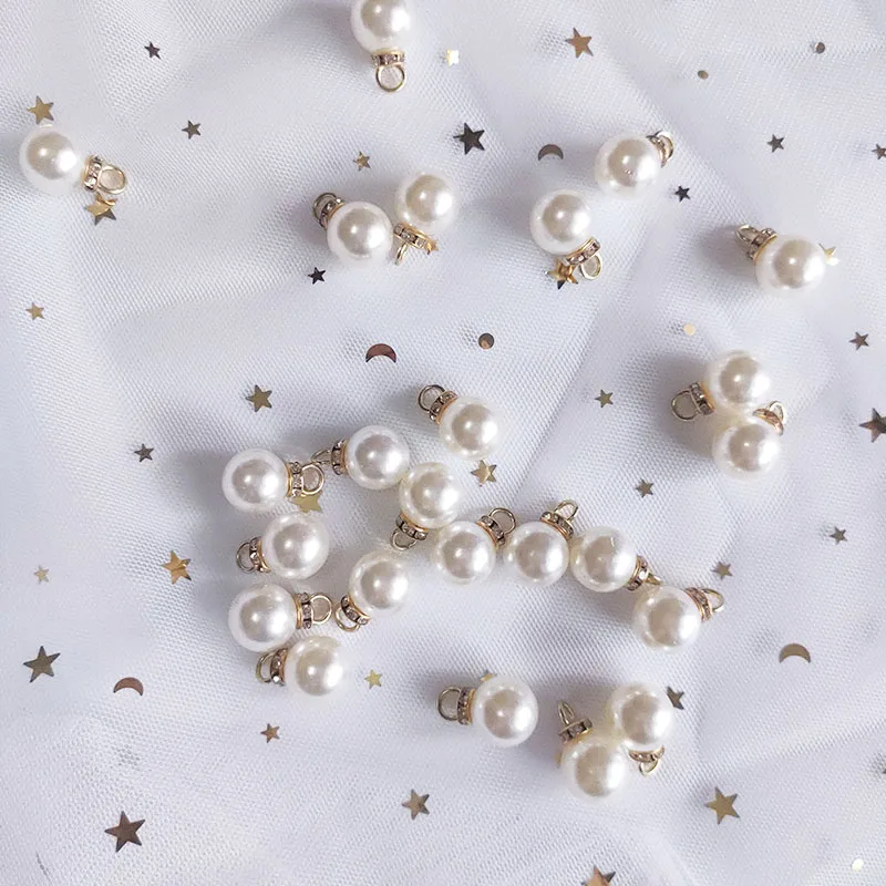 30Pcs Round Pearl Diamond Pend - مراجعة Resin Art Gift For Anniversary وسعره