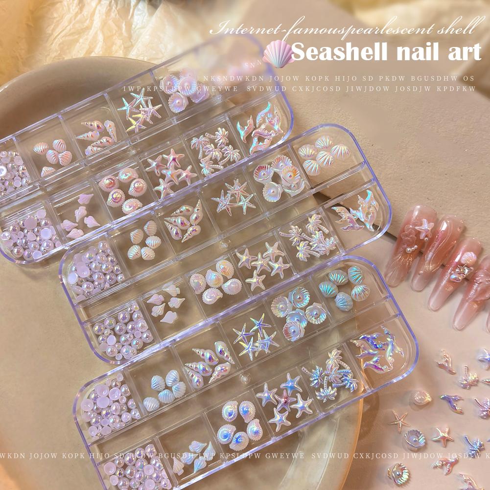 12 Grids/Box 3D Starfish And S - مراجعة Resin Art Beach Theme وسعره