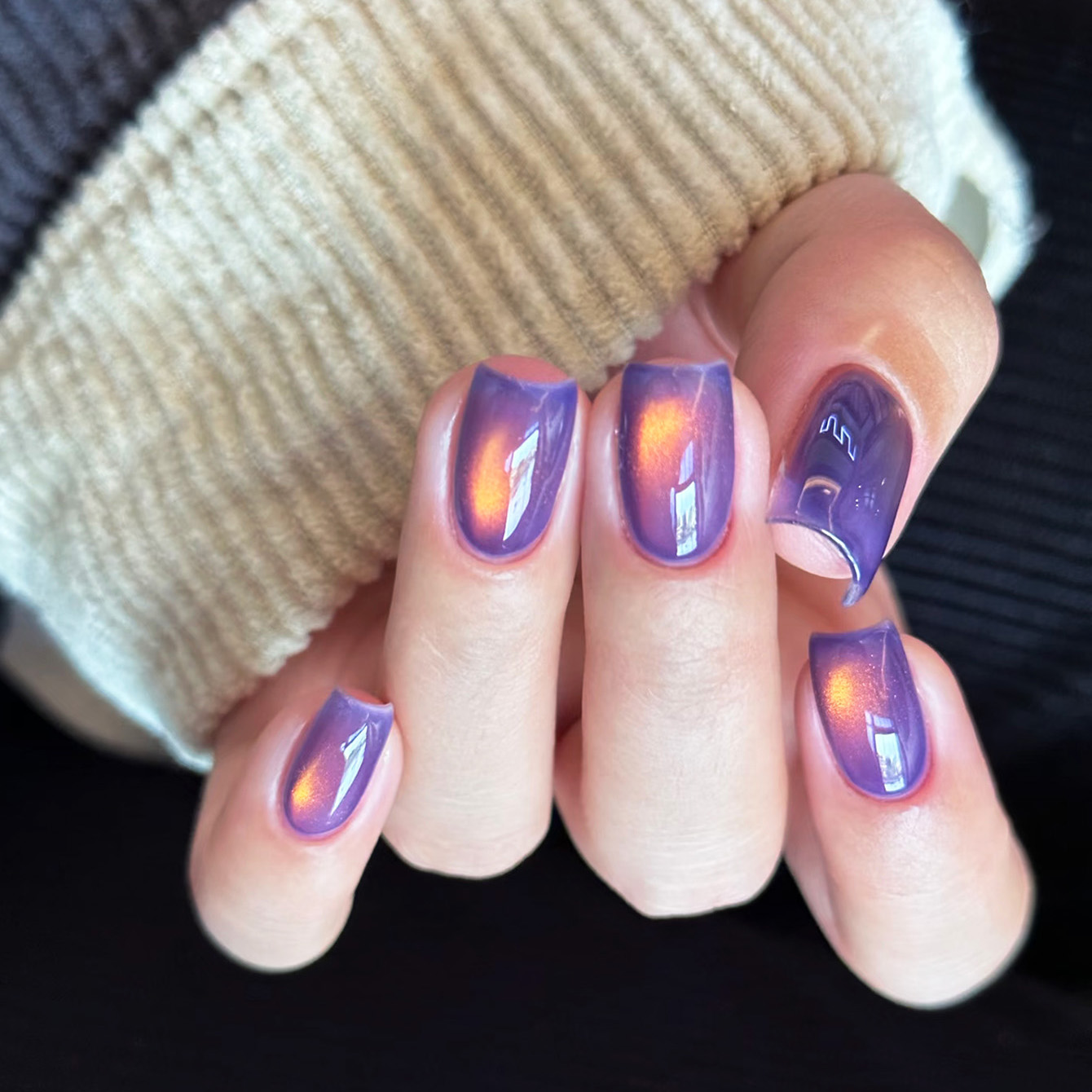 1-10pcs WS Autumn Winter Amber - مراجعة Resin Art Purple وسعره
