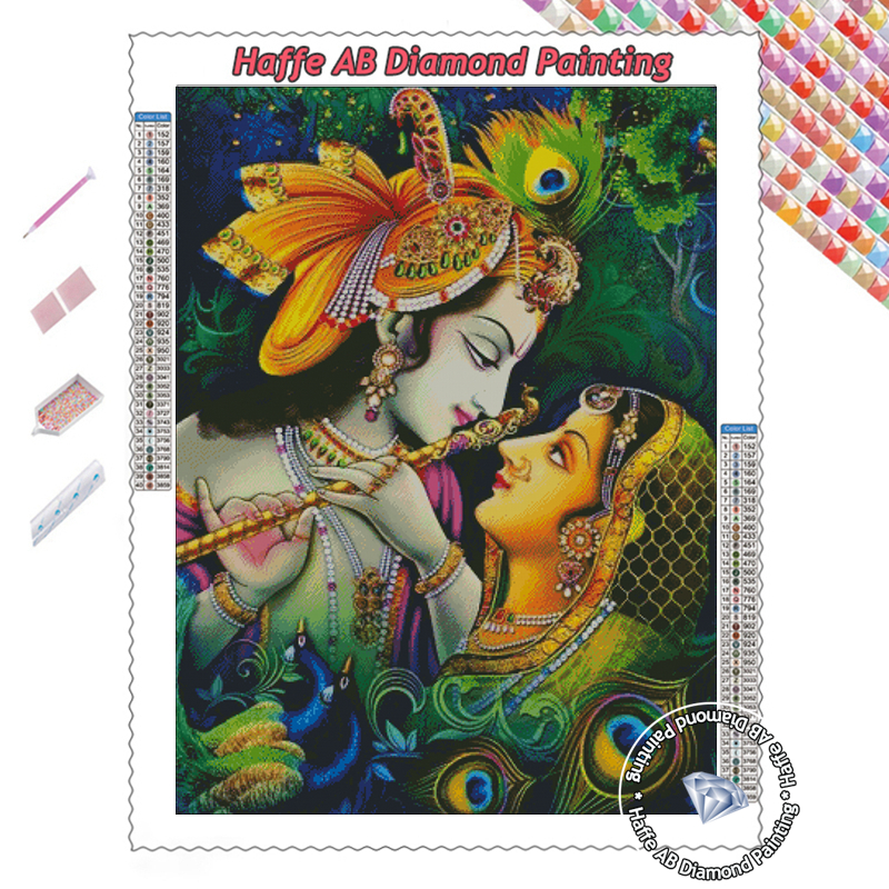 India Radha Krishna Diamond Pa - مراجعة Resin Art India وسعره