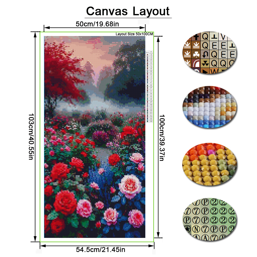 Morning Mist Colorful Flowers  - مراجعة Resin Art Flowers وسعره