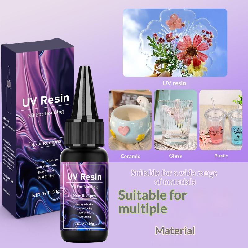 20g/30g/50g UV Epoxy Resin Glu - مراجعة Resin Art Uv Light وسعره