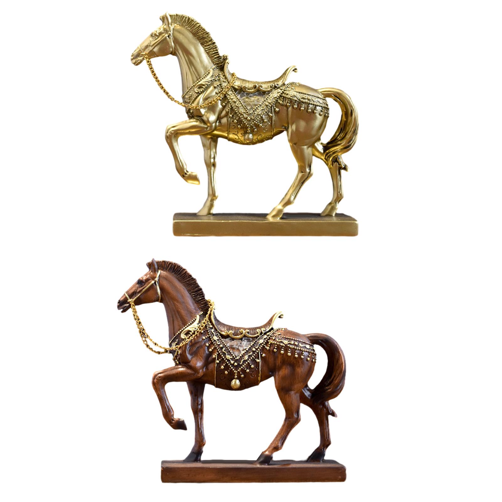 Horse Figurine Horse Statue Ta - مراجعة Resin Art Table Top وسعره