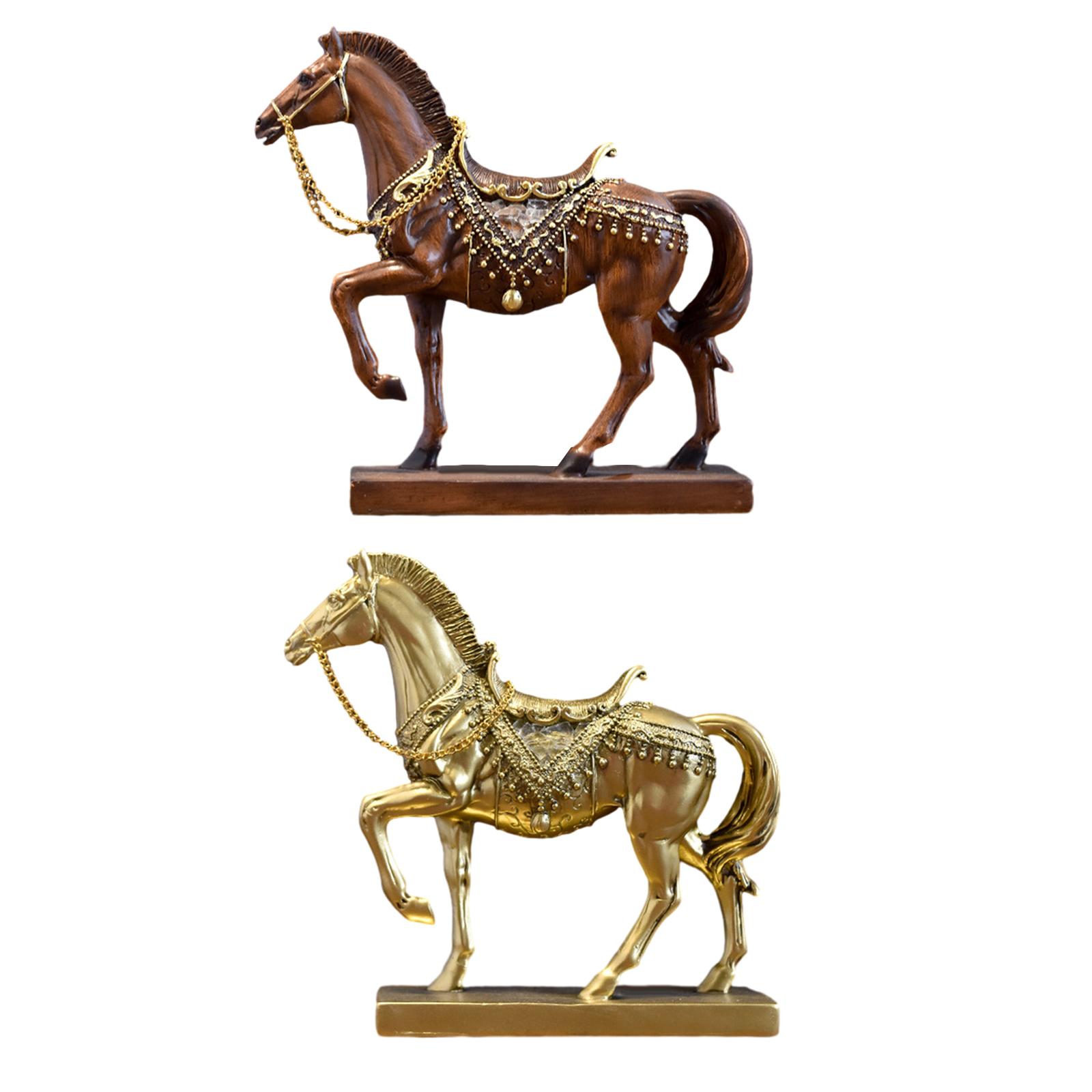 Horse Figurine Horse Statue Ta - مراجعة Resin Art Table Top وسعره