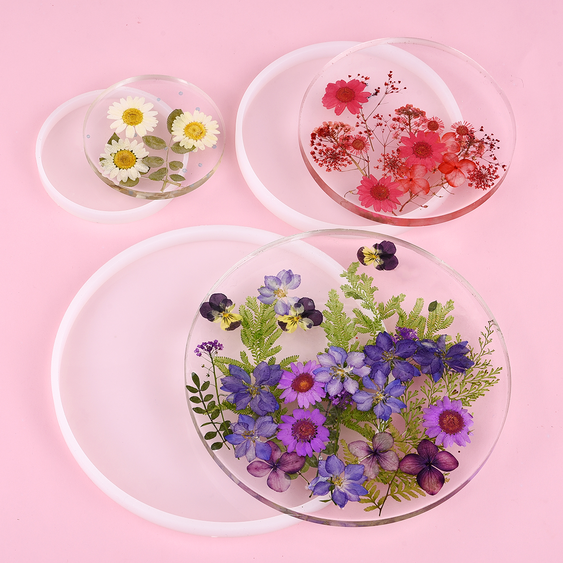 DIY Round Square Rectangle Sha - مراجعة Coaster Mold Square وسعره
