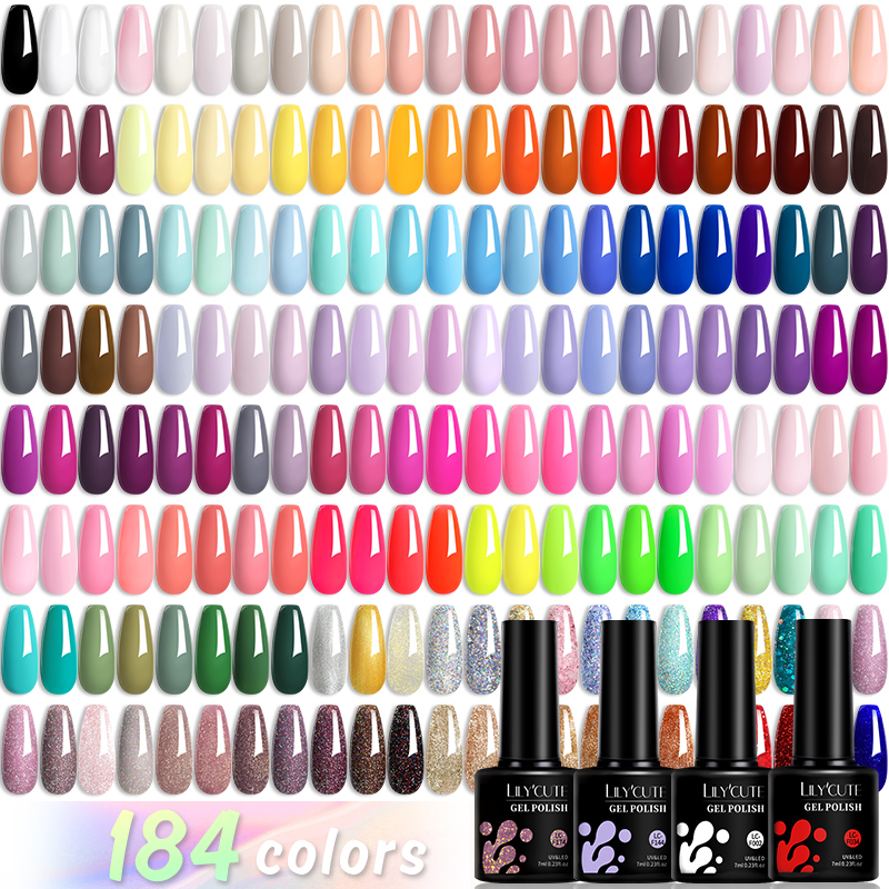 LILYCUTE 184 Colors 7ML Gel Na - مراجعة Resin Art Purple وسعره