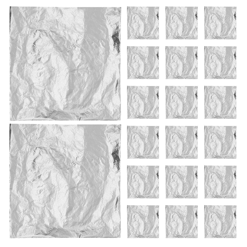 100Pcs Silver Foil Paper Sheet - مراجعة Resin Art And Jewelry وسعره