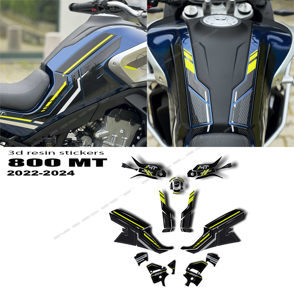 For CF Moto 800MT 800 MT 3D Ge - مراجعة Resin Art Sticker وسعره