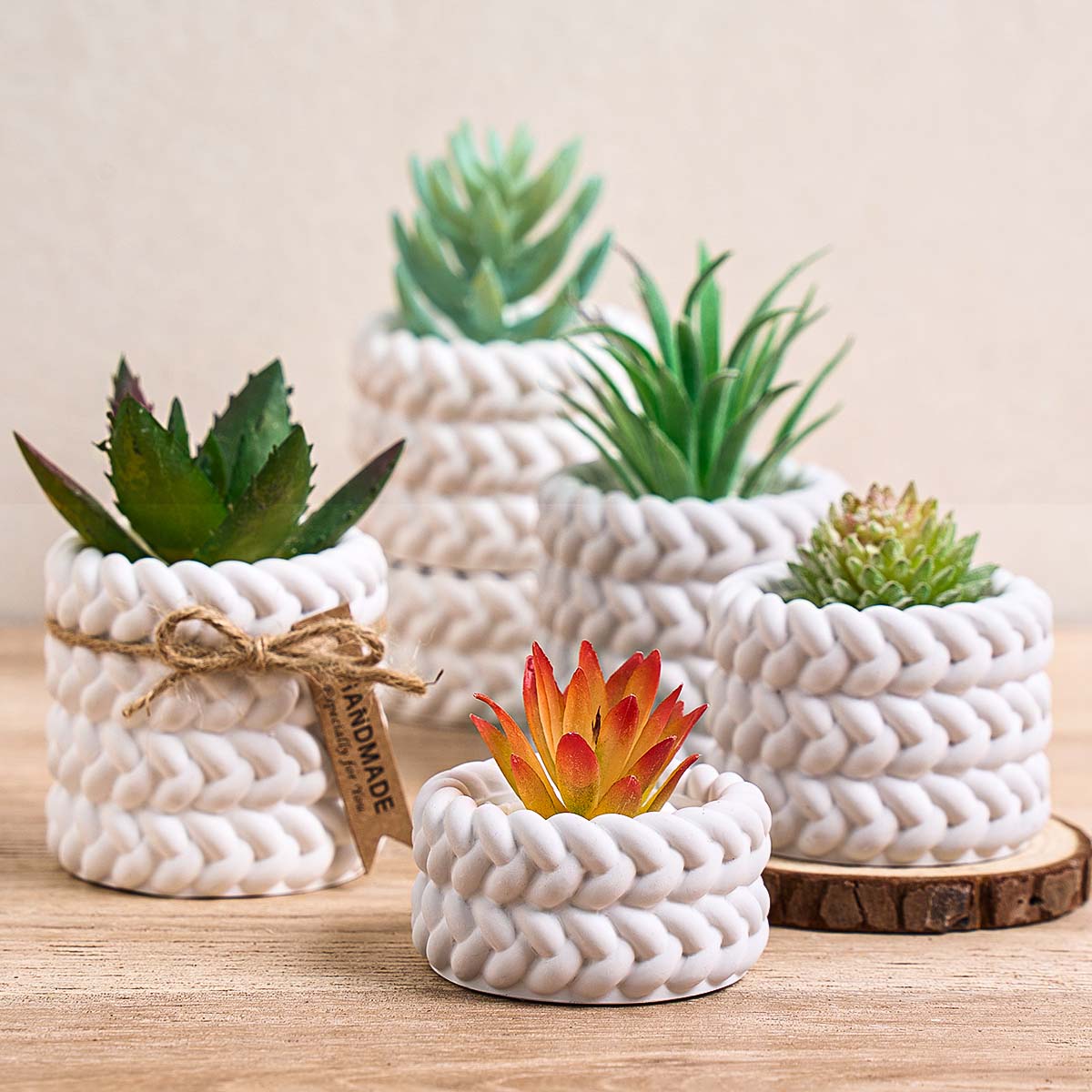 Woven Candle Jar Silicone Mold - مراجعة Coaster Mold Square وسعره