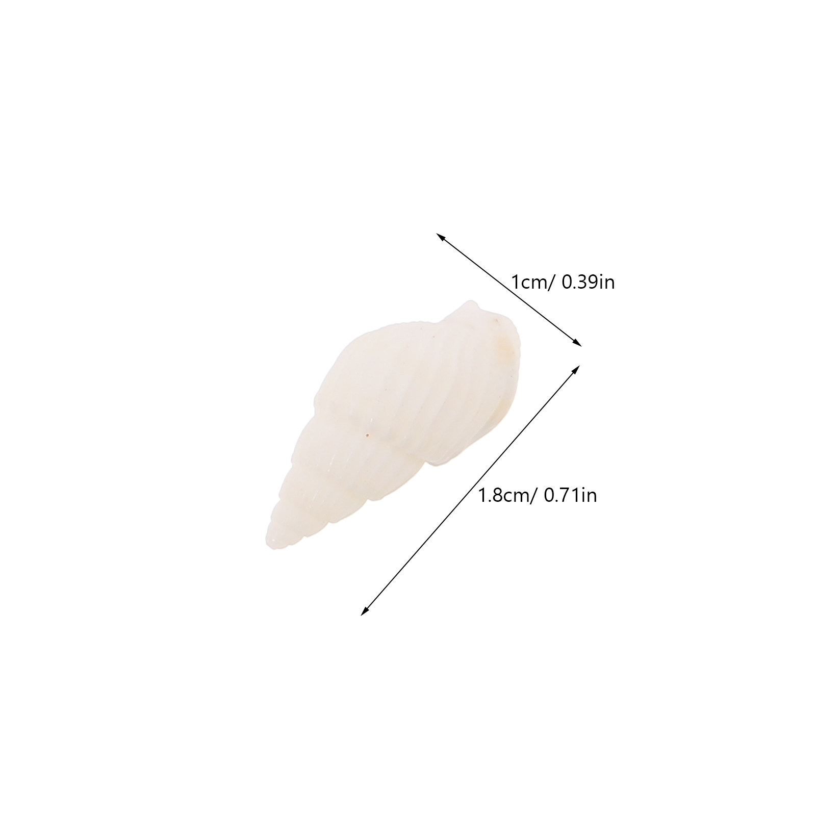 20Pcs White Spiral Seashells f - مراجعة Resin Art Beach Theme وسعره