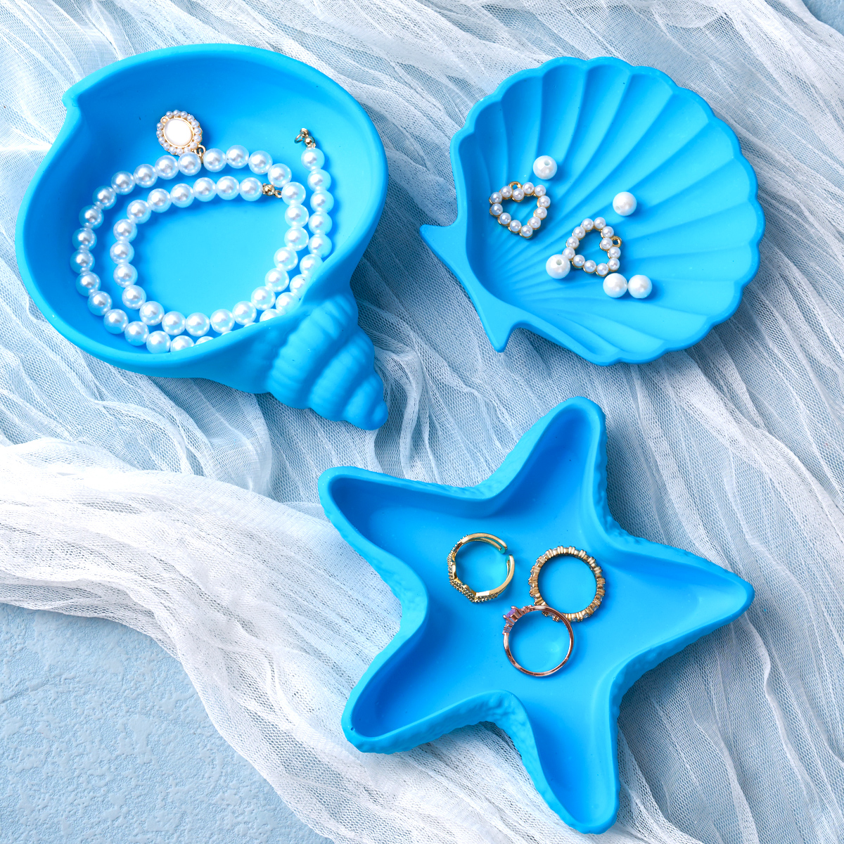 DIY Concrete Starfish Starage  - مراجعة Coaster Mold Square وسعره