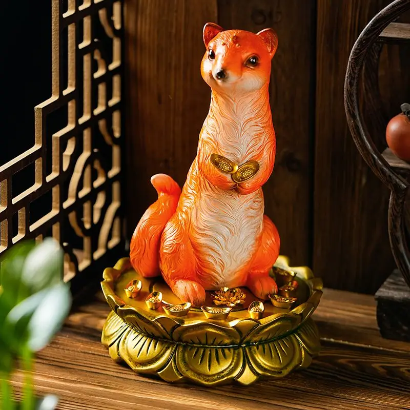 Wong Tai Sin Ornament Weasel S - مراجعة Resin Art Table Top وسعره