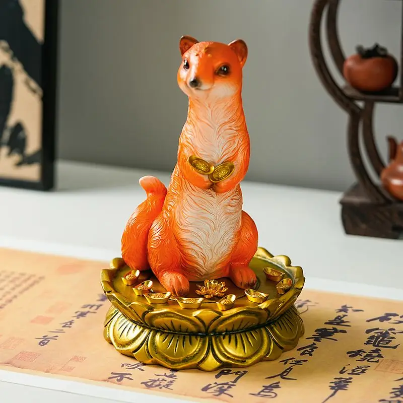 Wong Tai Sin Ornament Weasel S - مراجعة Resin Art Table Top وسعره