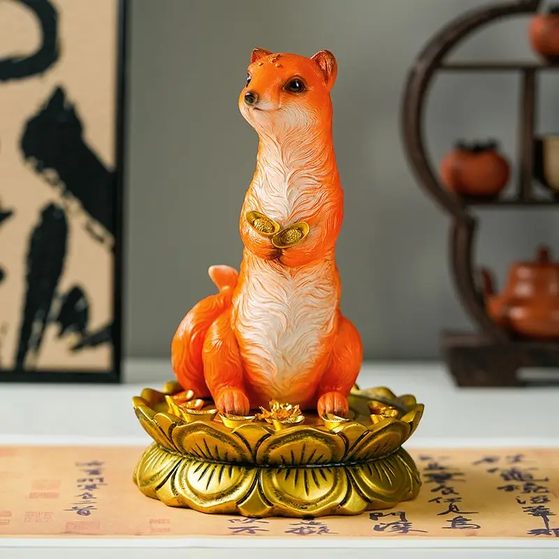 Wong Tai Sin Ornament Weasel S - مراجعة Resin Art Table Top وسعره