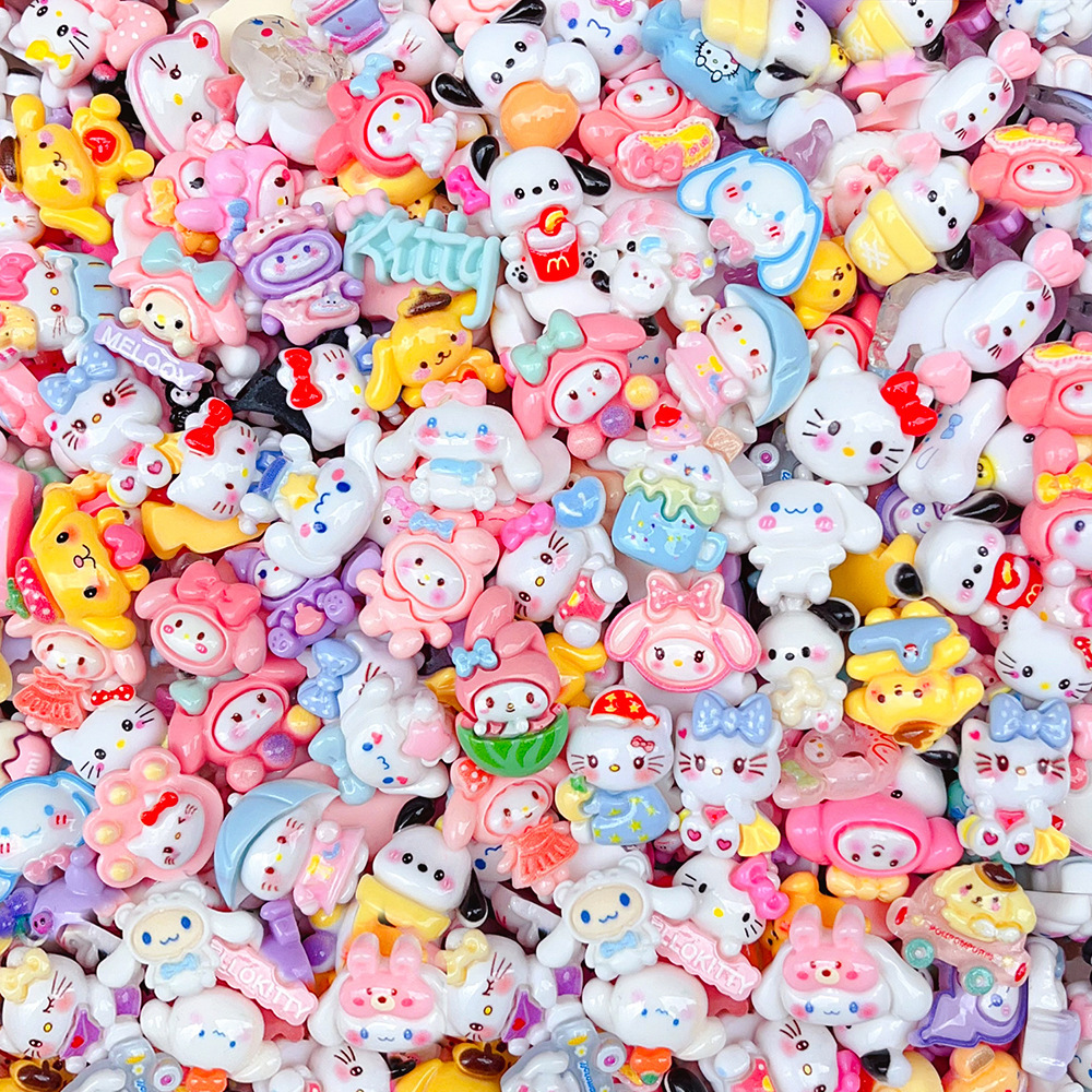 Mix 50pcs Cute kuromi Sanrio H - مراجعة Resin Mixing Cup وسعره