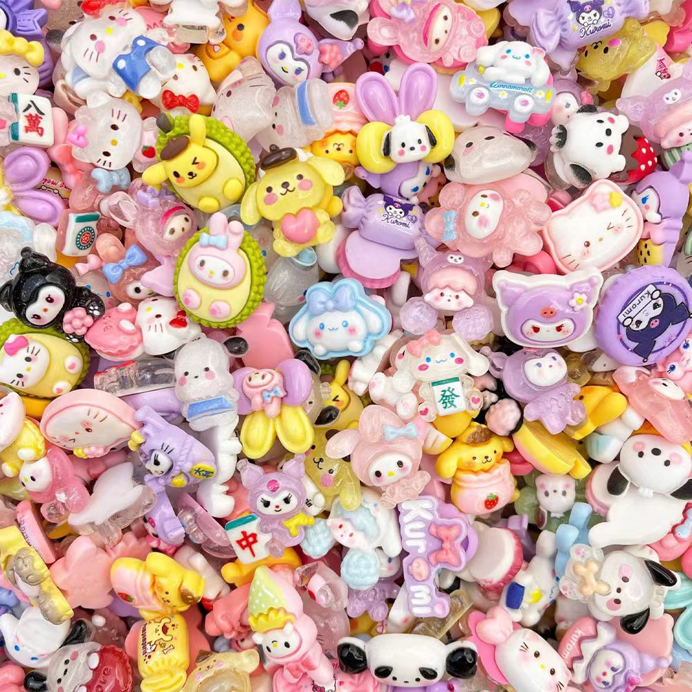 Mix 50pcs Cute kuromi Sanrio H - مراجعة Resin Mixing Cup وسعره