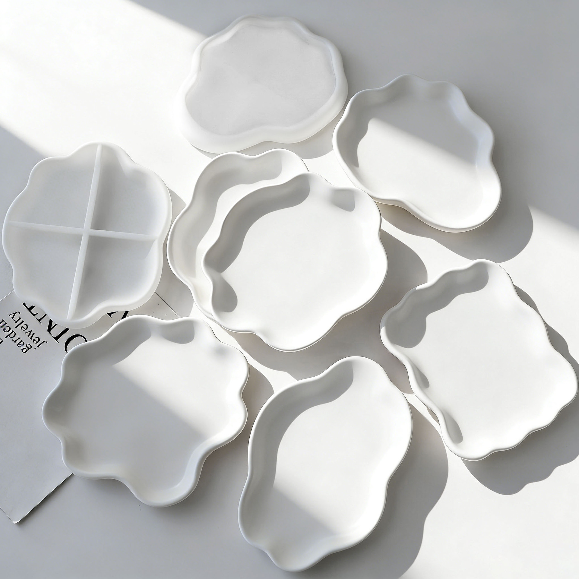 DIY Geometric Wave Plaster Coa - مراجعة Coaster Mold Square وسعره
