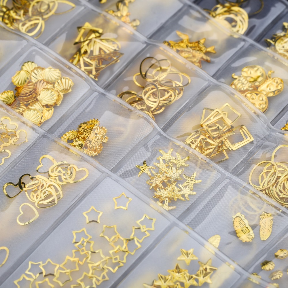 Mix Glitter Metal Frame Gold N - مراجعة Resin Art Uv Light وسعره