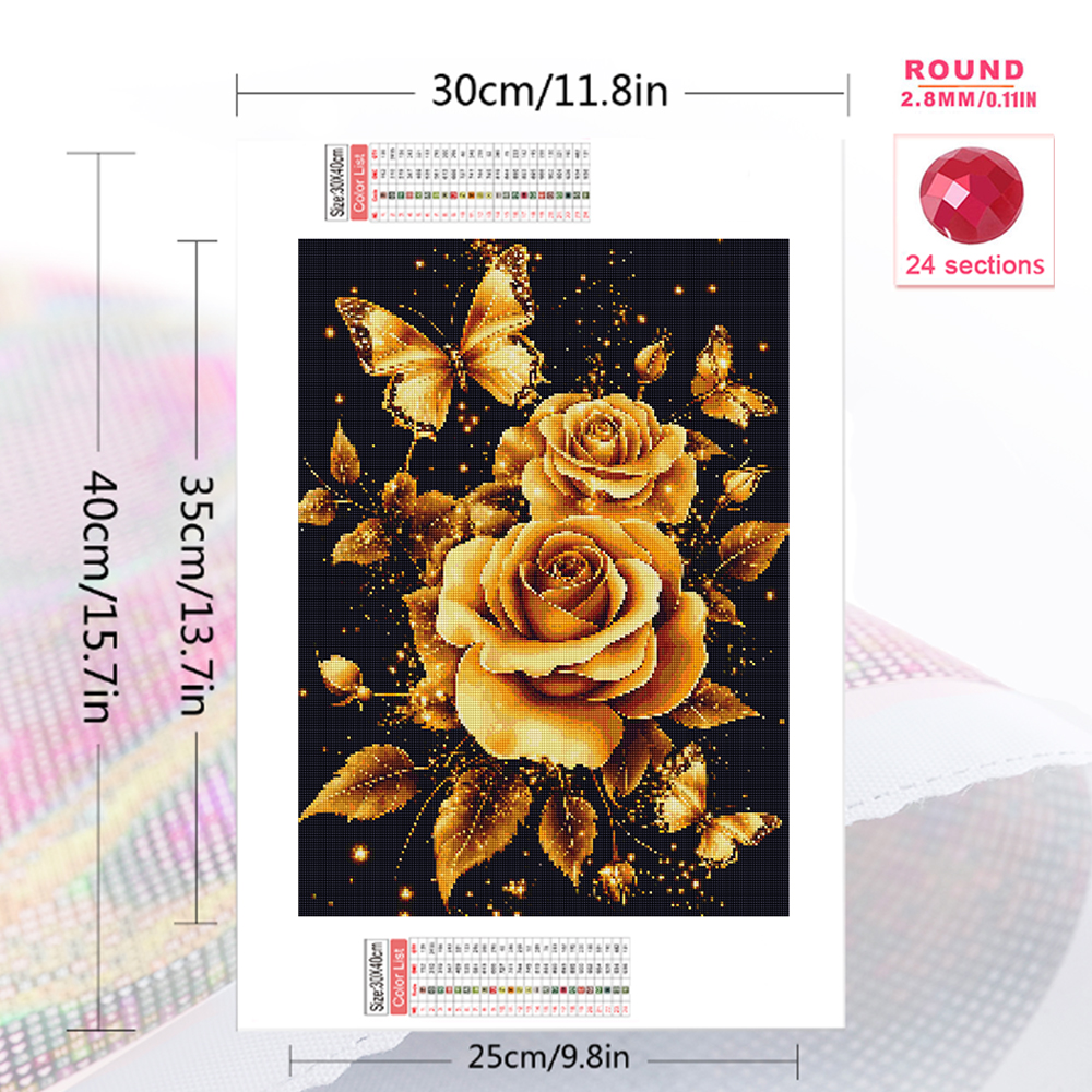 1PC frameless  Diamond Paintin - مراجعة Resin Art Flower وسعره