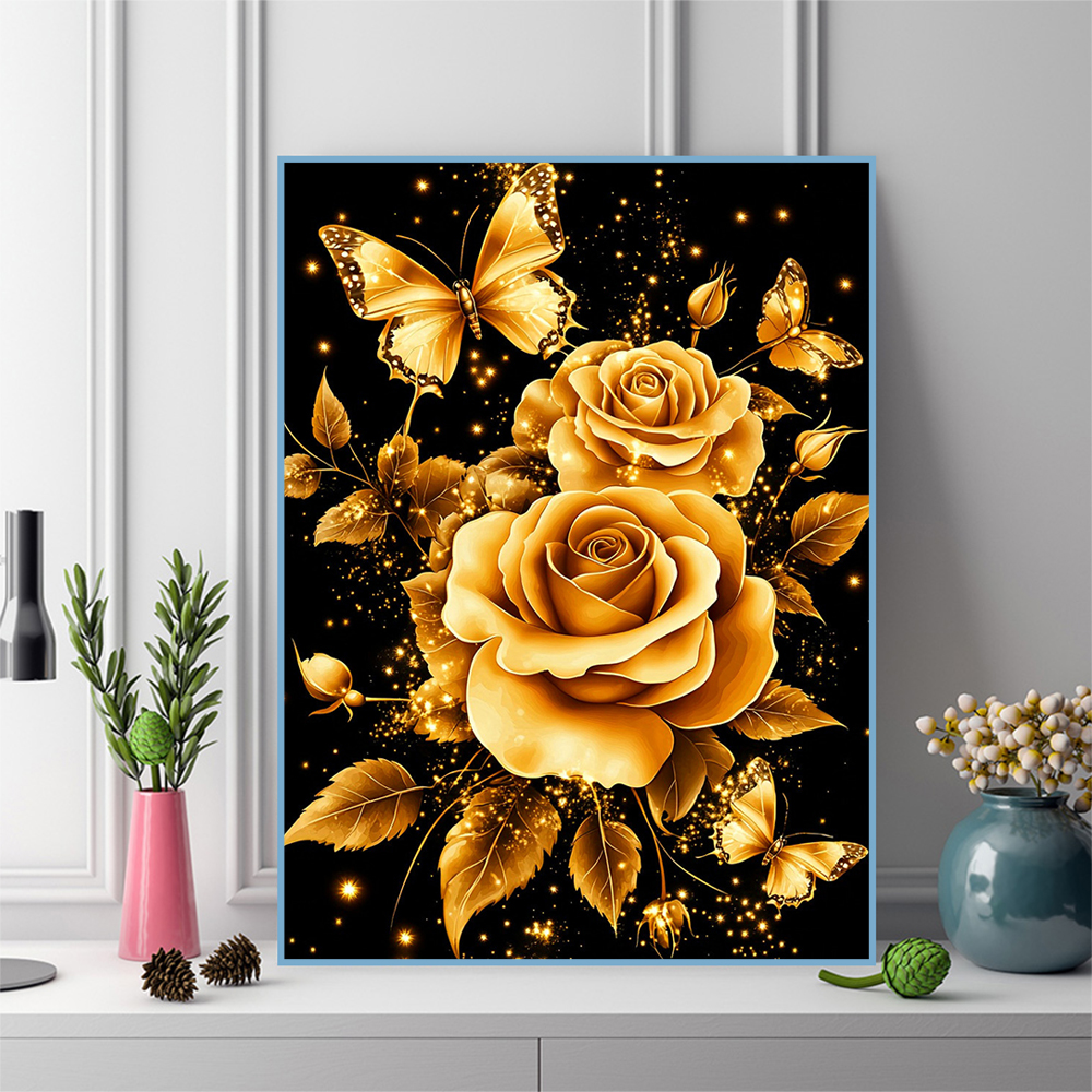 1PC frameless  Diamond Paintin - مراجعة Resin Art Flower وسعره