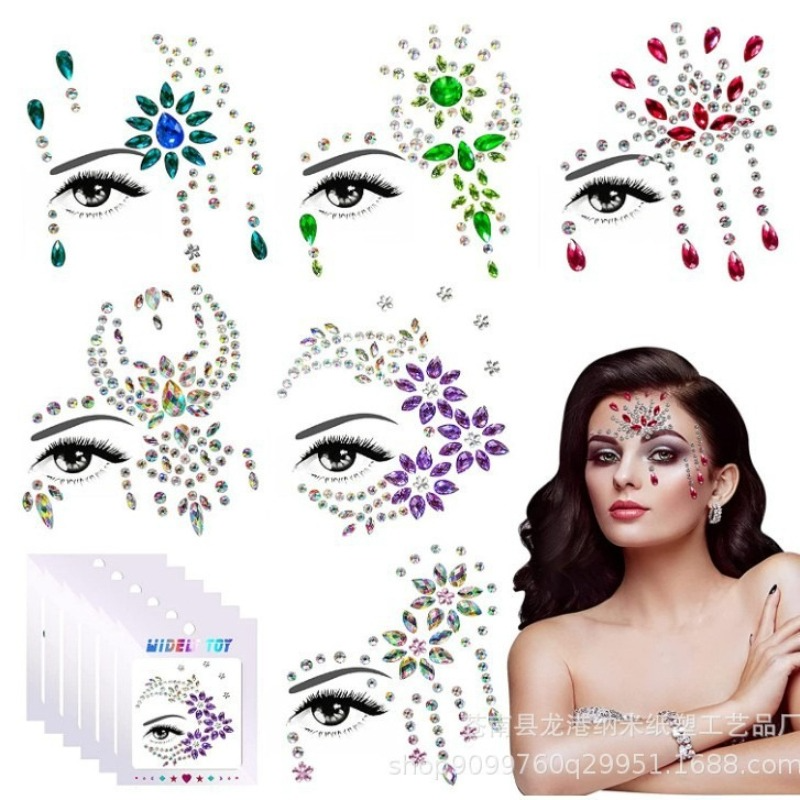 Acrylic Resin Face Gems Rhines - مراجعة Resin Art Sticker وسعره