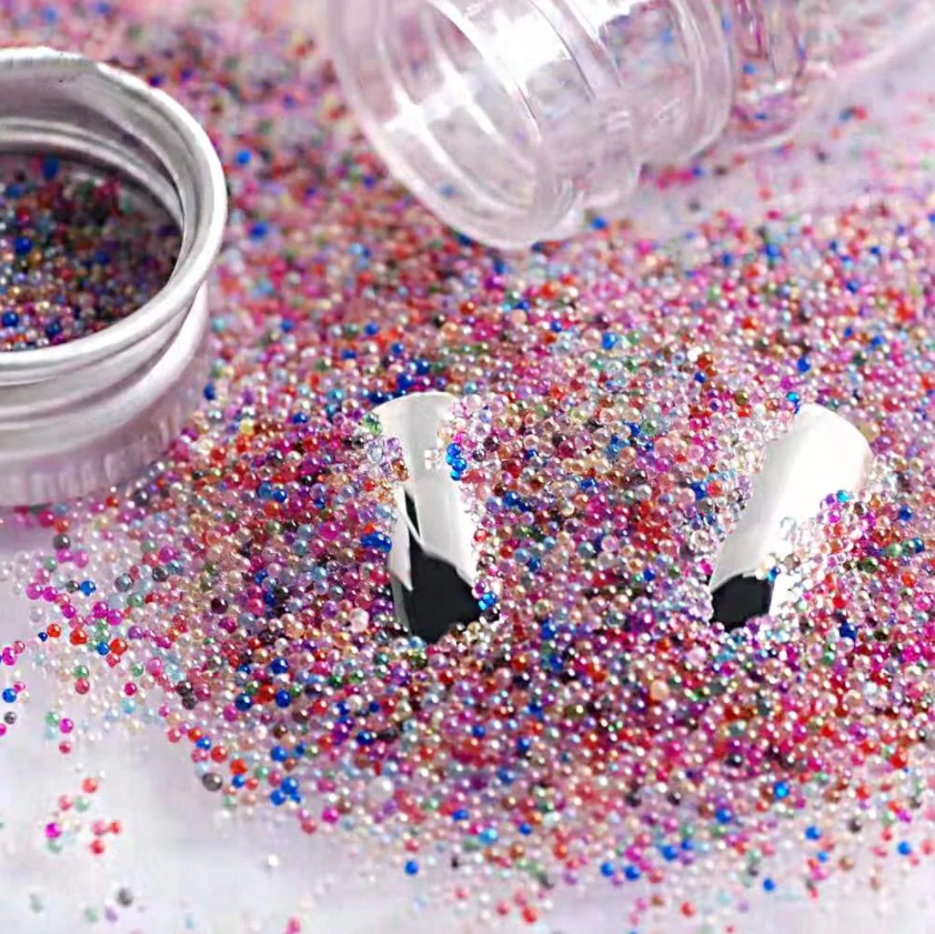 10/20g 0.4-3mm Mini Bubble Bal - مراجعة Resin Art Uv Light وسعره
