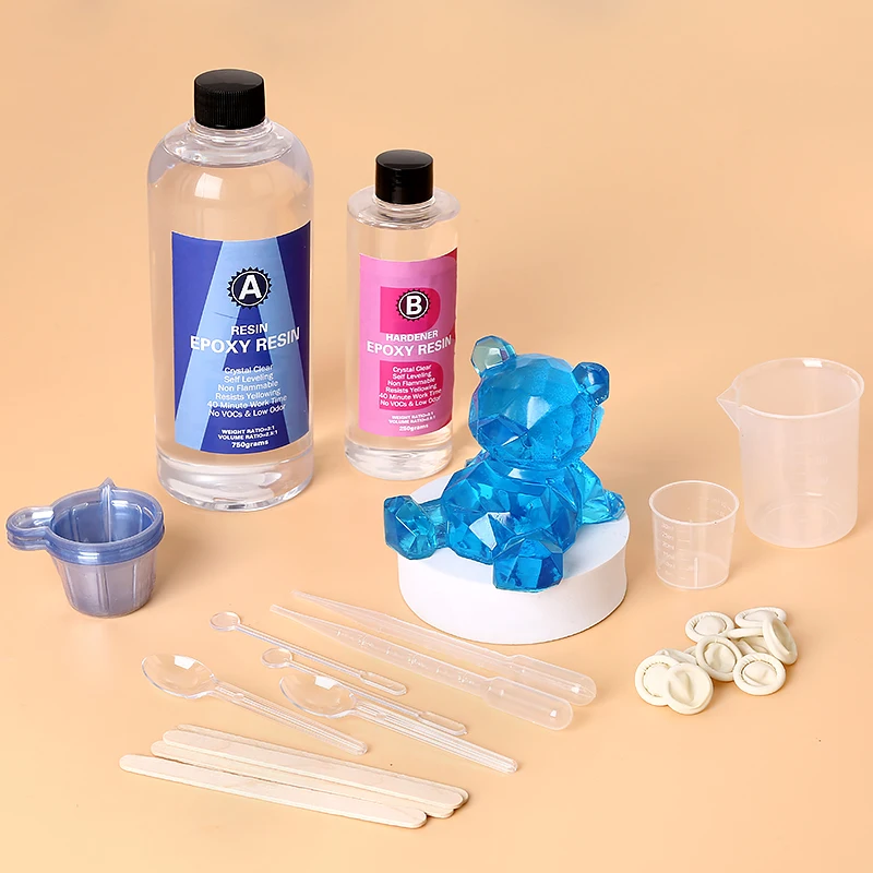 Epoxy Resin Kit Crystal Clear  - مراجعة Resin Mixing Cup وسعره