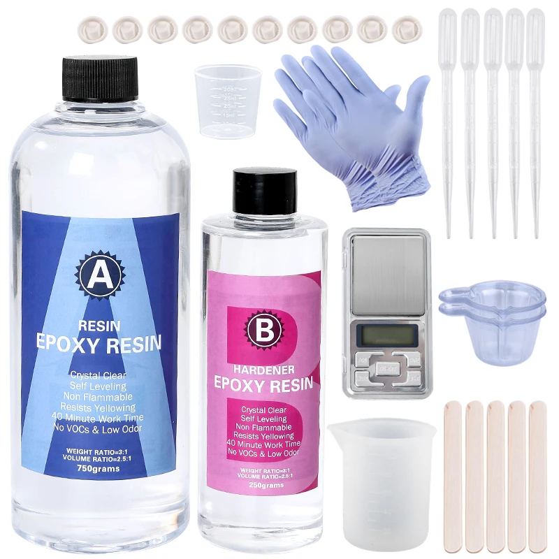 Epoxy Resin Kit Crystal Clear  - مراجعة Resin Mixing Cup وسعره