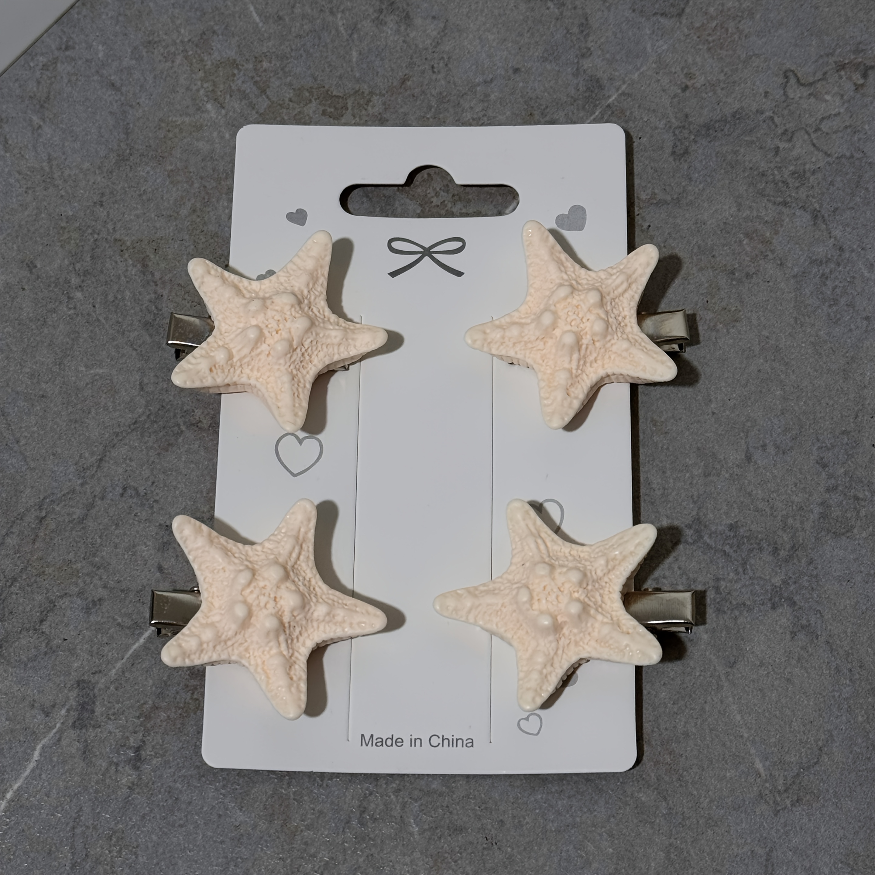 Set of 4 Elegant Starfish Hair - مراجعة Resin Art Beach Theme وسعره
