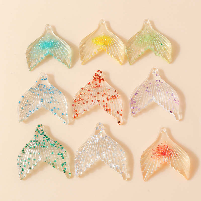 Leslie 10pcs Resin Lovely Glit - مراجعة Resin Art Beach Theme وسعره