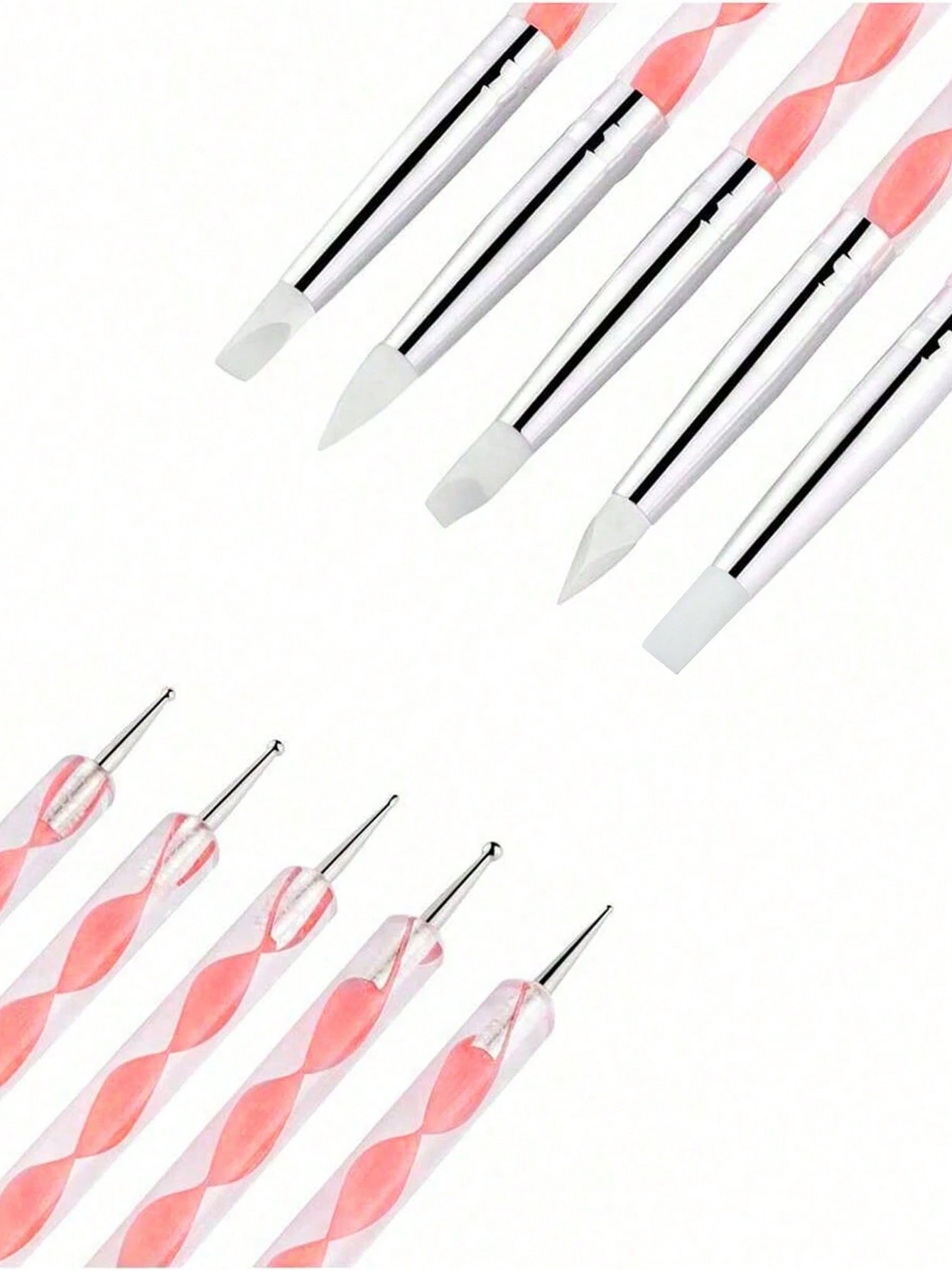 15/22pcs White Nail Art Tool S - مراجعة Resin Art Acrylic وسعره