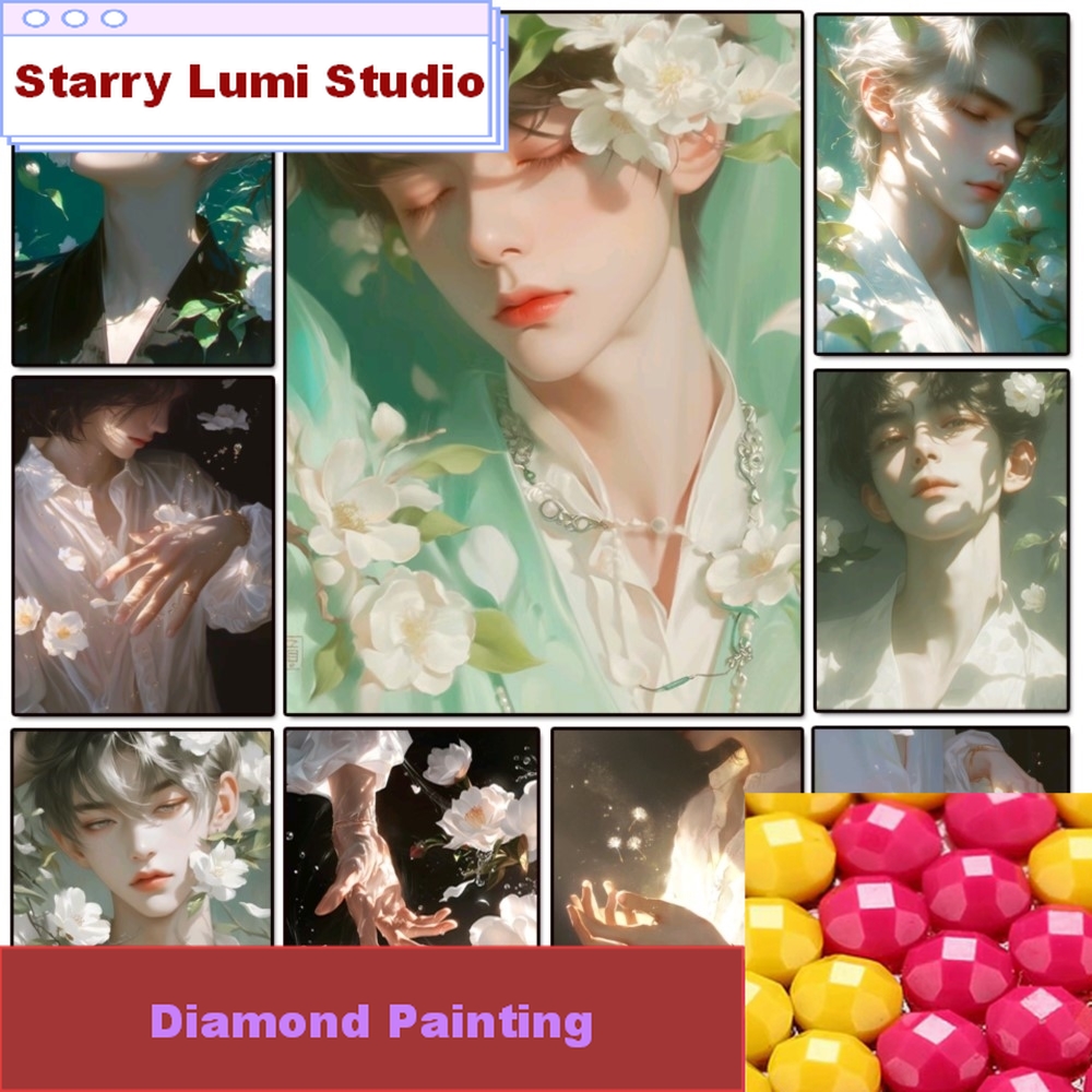 Handsome Boy 5d Diy Diamond Pa - مراجعة Resin Art And Jewelry وسعره