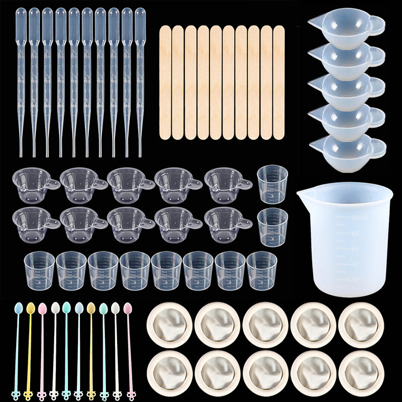Epoxy Resin Tools Kit Silicone - مراجعة Resin Mixing Cup وسعره