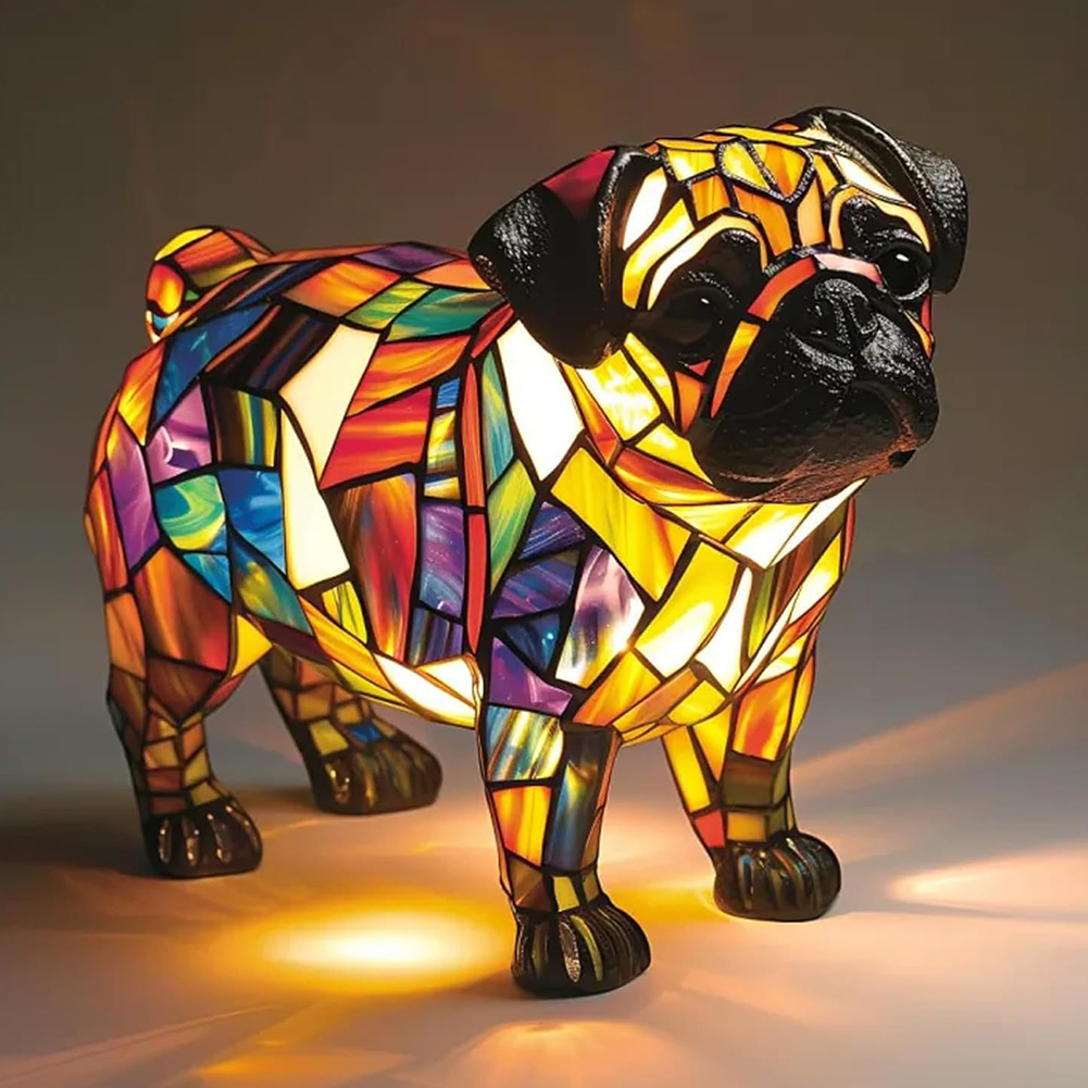 Dog Lamp Dog Series Art Night  - مراجعة Resin Art Table Top وسعره