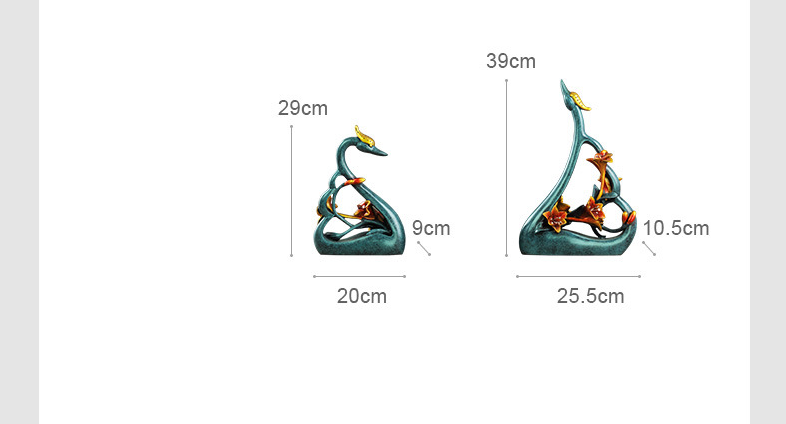 couples swan lovers art decora - مراجعة Resin Art Gift For Anniversary وسعره