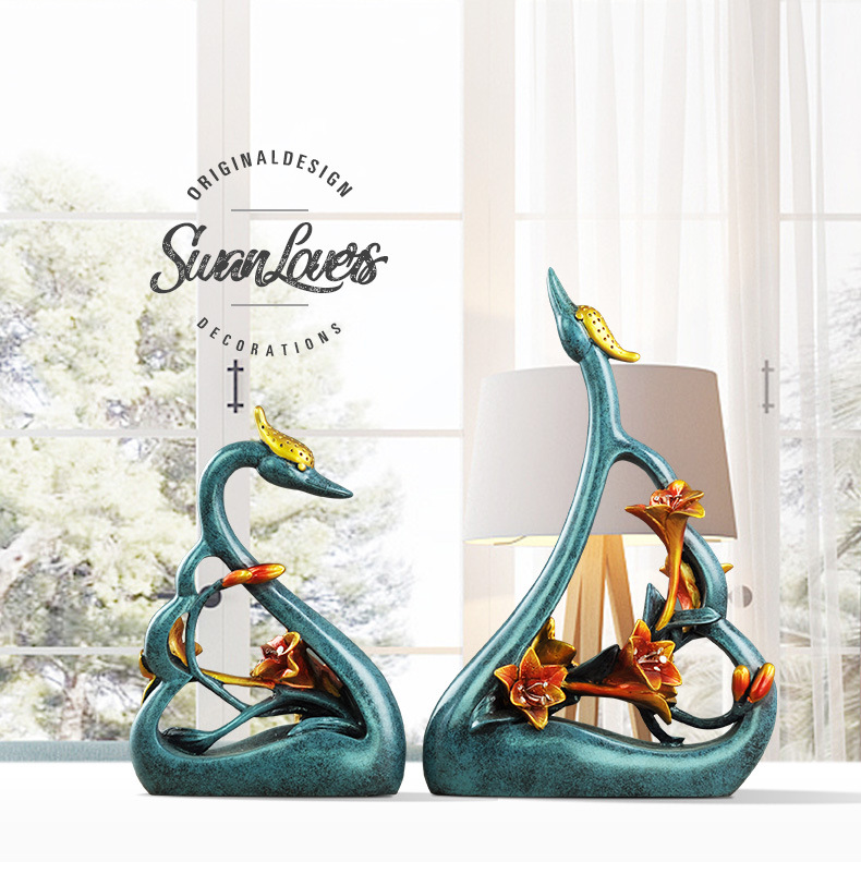 couples swan lovers art decora - مراجعة Resin Art Gift For Anniversary وسعره