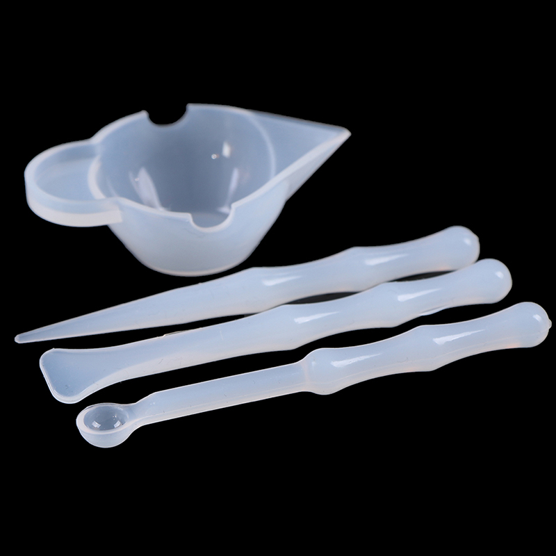 4pcs/Set Mix Cup Silicone Mold - مراجعة Resin Mixing Cup وسعره