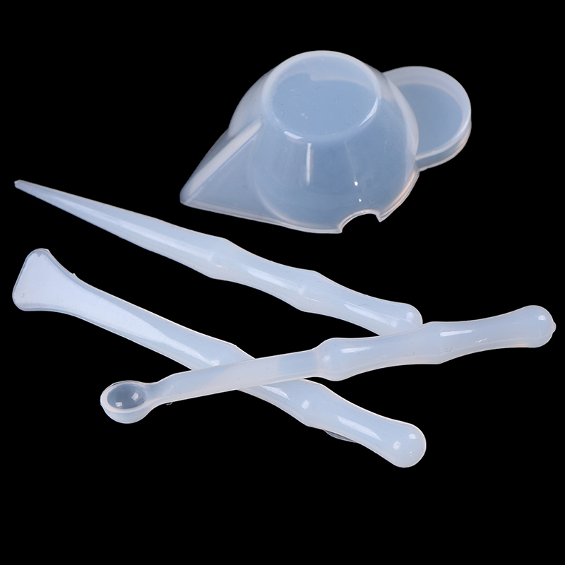 4pcs/Set Mix Cup Silicone Mold - مراجعة Resin Mixing Cup وسعره