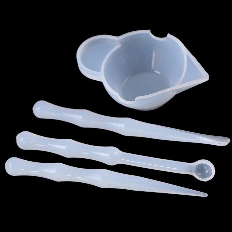 4pcs/Set Mix Cup Silicone Mold - مراجعة Resin Mixing Cup وسعره