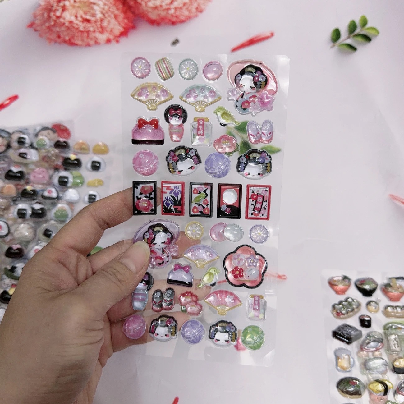 Shiba Inu Sushi Three-Dimensio - مراجعة Resin Art Sticker وسعره