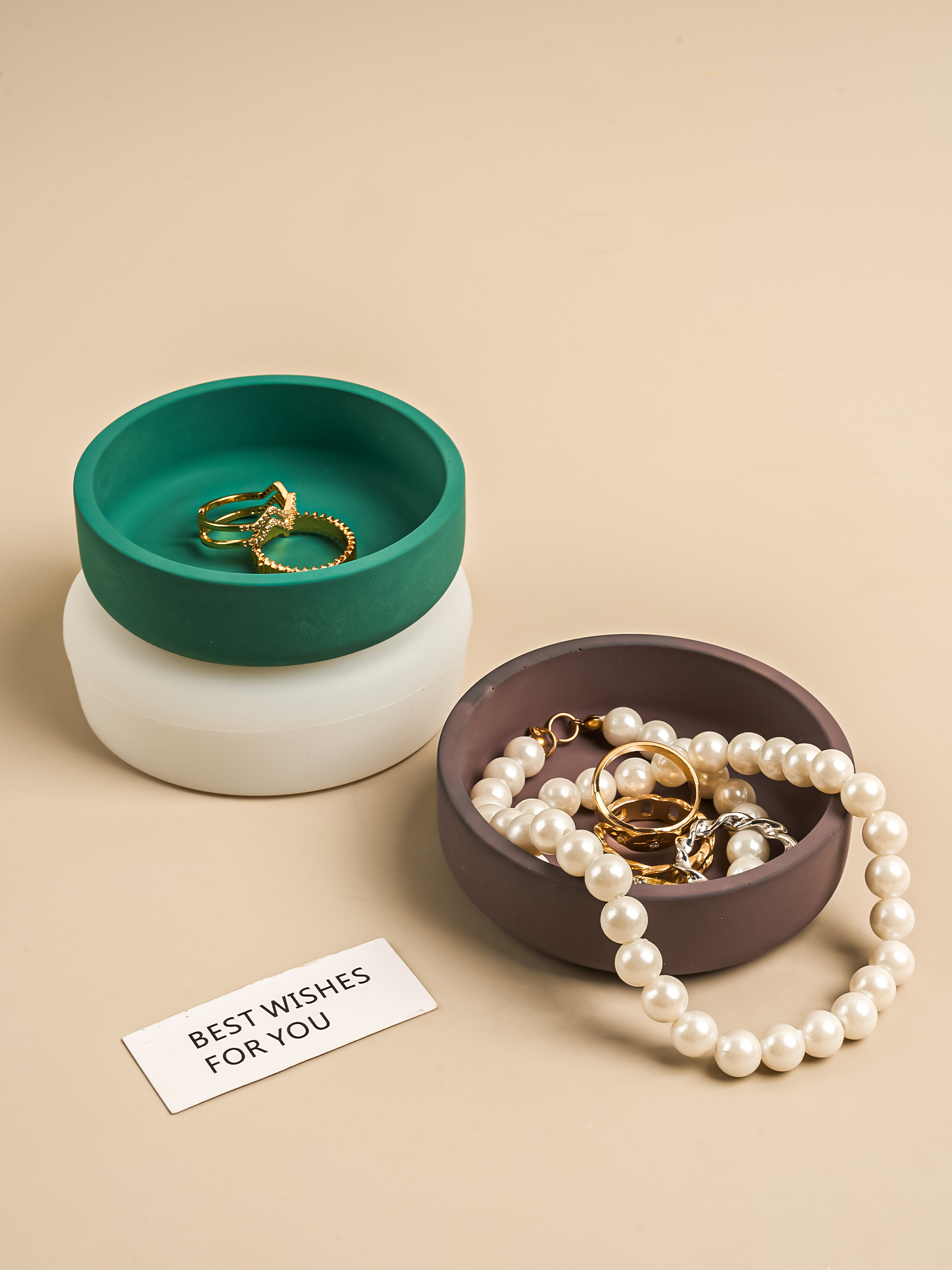 Nordic Round Storage Bowl Ceme - مراجعة Coaster Mold Square وسعره