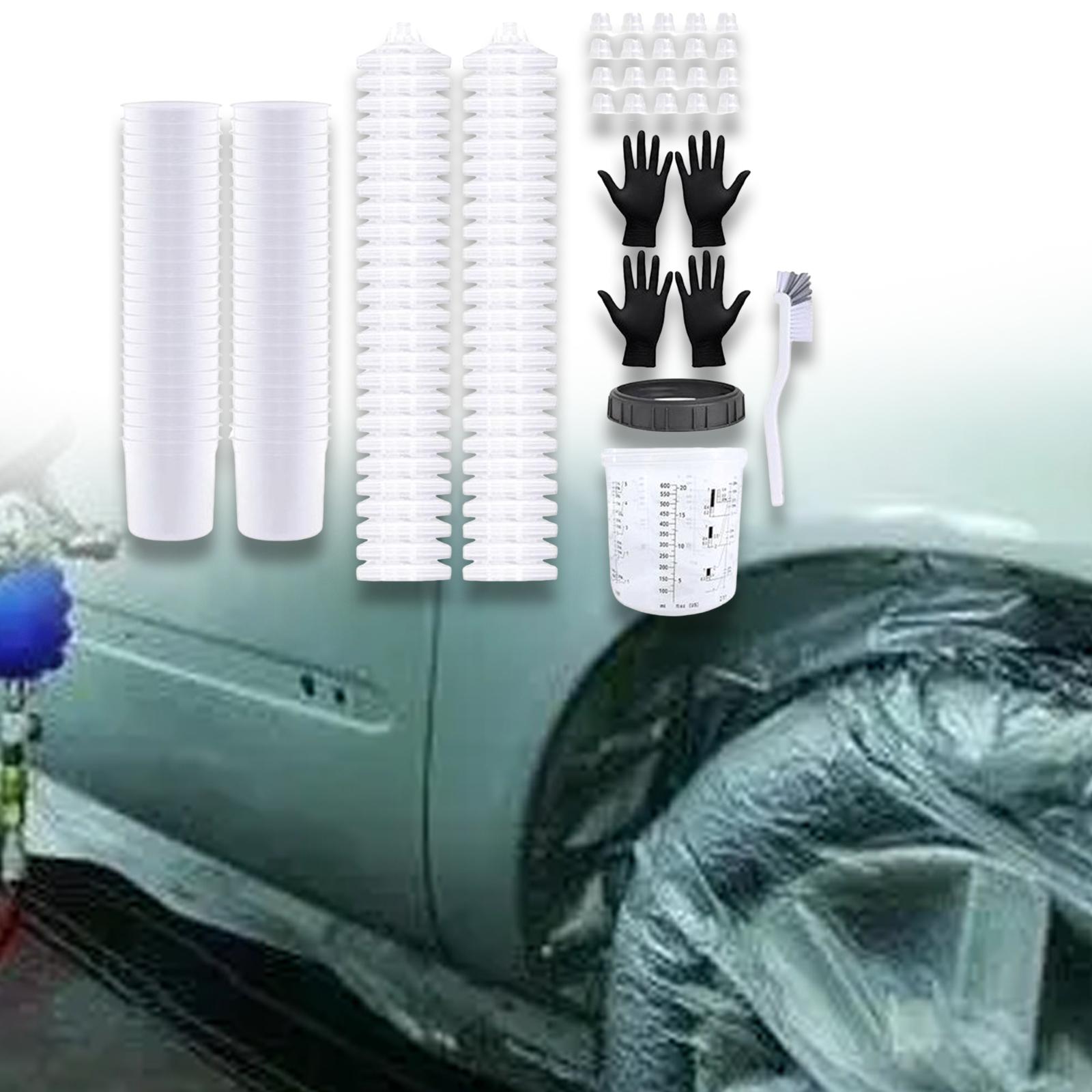 Disposable Paint Sprayer Mixin - مراجعة Resin Mixing Cup وسعره