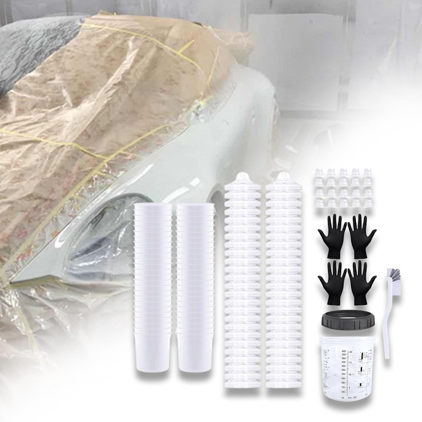 Disposable Paint Sprayer Mixin - مراجعة Resin Mixing Cup وسعره