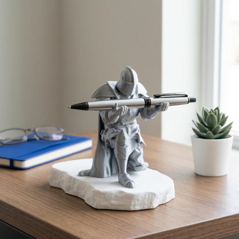 Knight Pen Holder Resin Mediev - مراجعة Resin Art Workshop وسعره